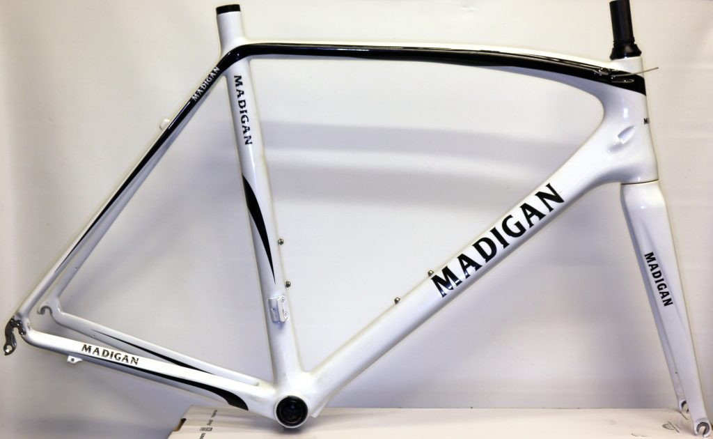 Madigan White Carbon Frame